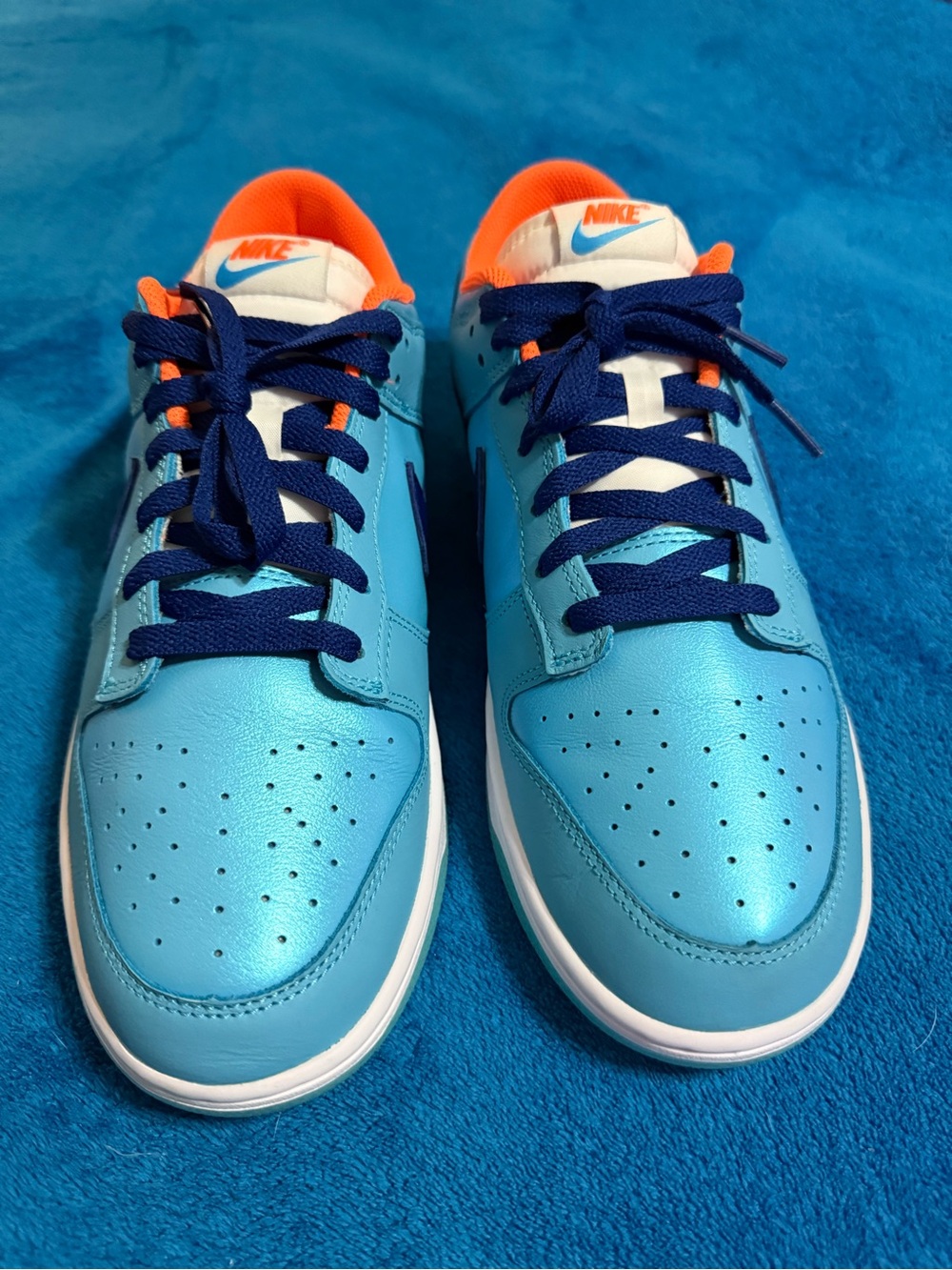 Nike Dunk Low SE "Baltic Blue /
Total Orange" Men's size 11
